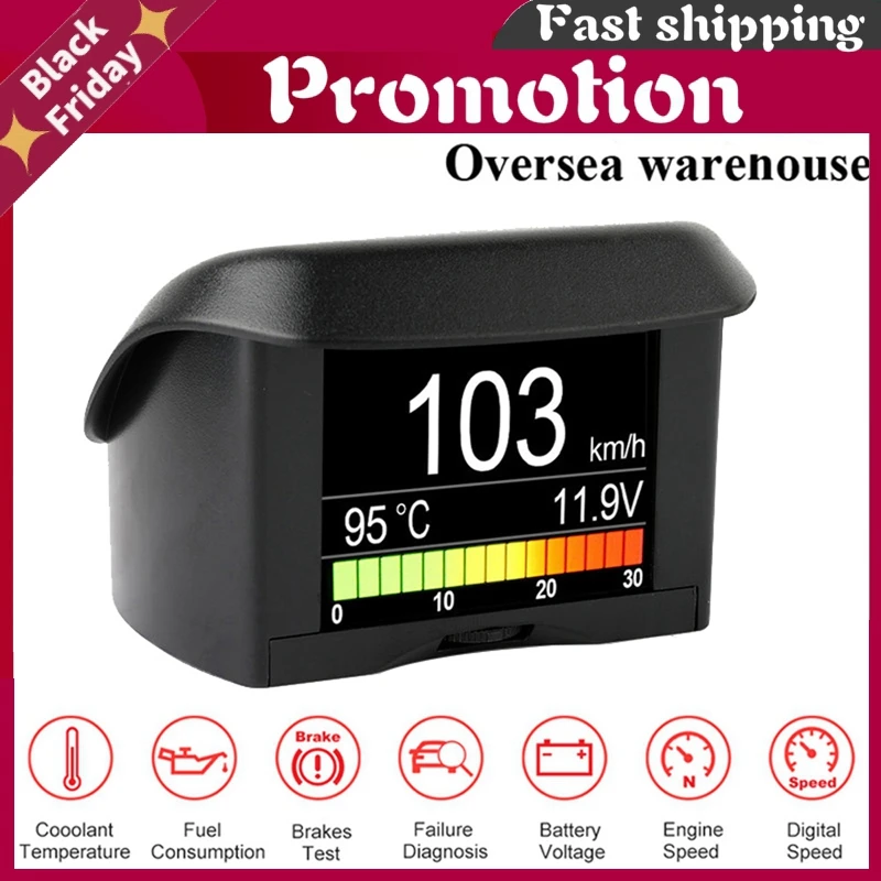 Автомобильный бортовой компьютер A202 цифровой Obd 2 дисплей измеритель скорости