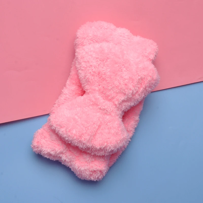 pink 1 шт. стирка уход за кожей лица макияж спа Для женщин впитывает пот и эластичного мягкого и повязка на голову, модная Ванна пот макияж влагу салон специальные инструменты tatt - Цвет: pink