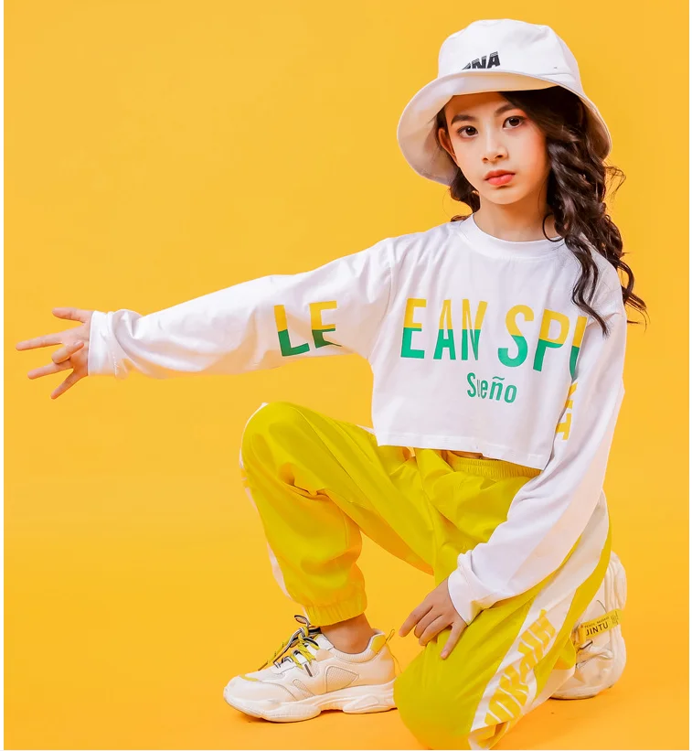 Детская крутая одежда в стиле хип-хоп белая толстовка короткий топ Укороченная