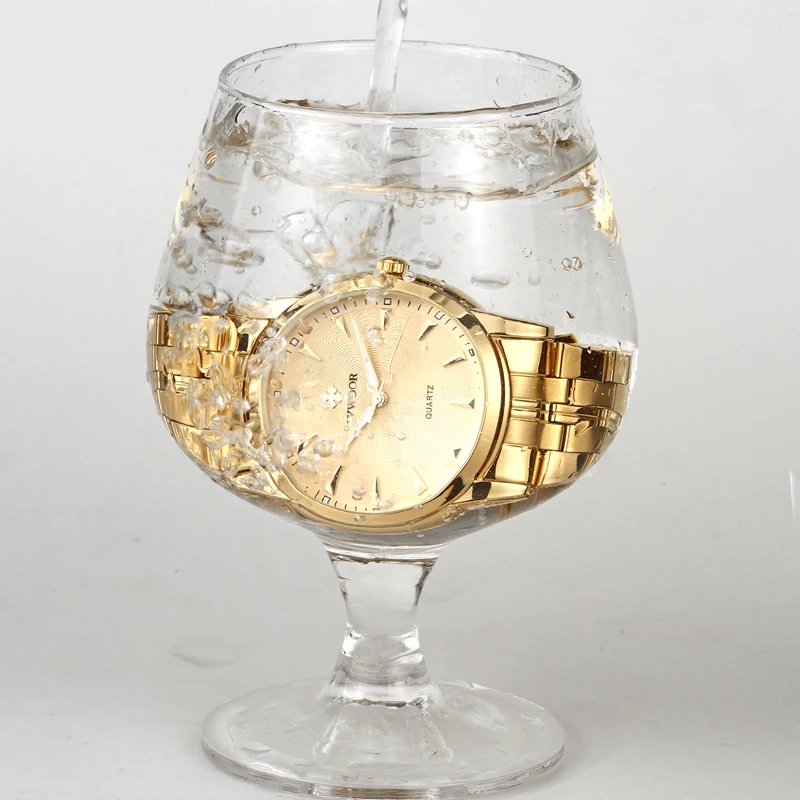 

Reloj Hombre WWOOR 2020 Men Watches Top Brand Luxury Gold Full Steel Quartz Wristwatch Men Waterproof Clock Sport Business Watch