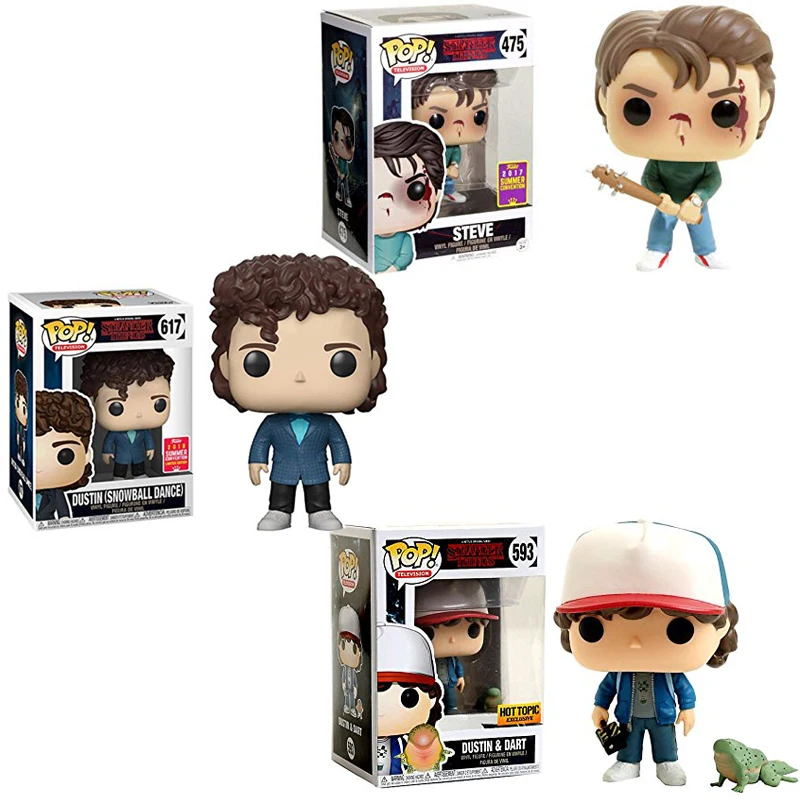 FUNKO POP Новое поступление очень странные дела снежок танцевальная Дротика & Steve 10 см
