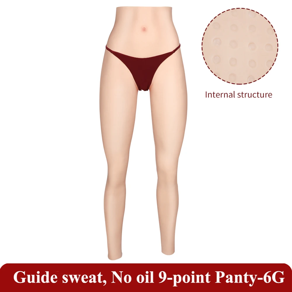 

KOOMIHO Increase Hip 9-Point Long Silicone Realistic Vagina Panty Crossdresser No-oil Pussy Underwear Transgender Drag Queen 6G