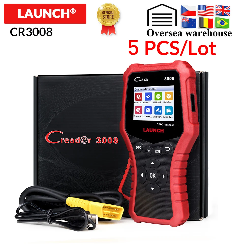 LAUNCH CR3008 OBD2 сканер автоматический диагностический полная функция Creader 3008