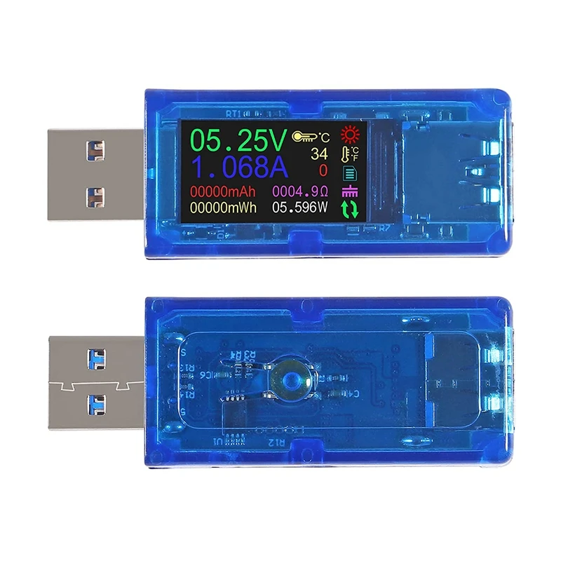 2 упаковки AT35 USB 3 0 Тестер измеритель мощности 7-30 в 0-4A тестер напряжения