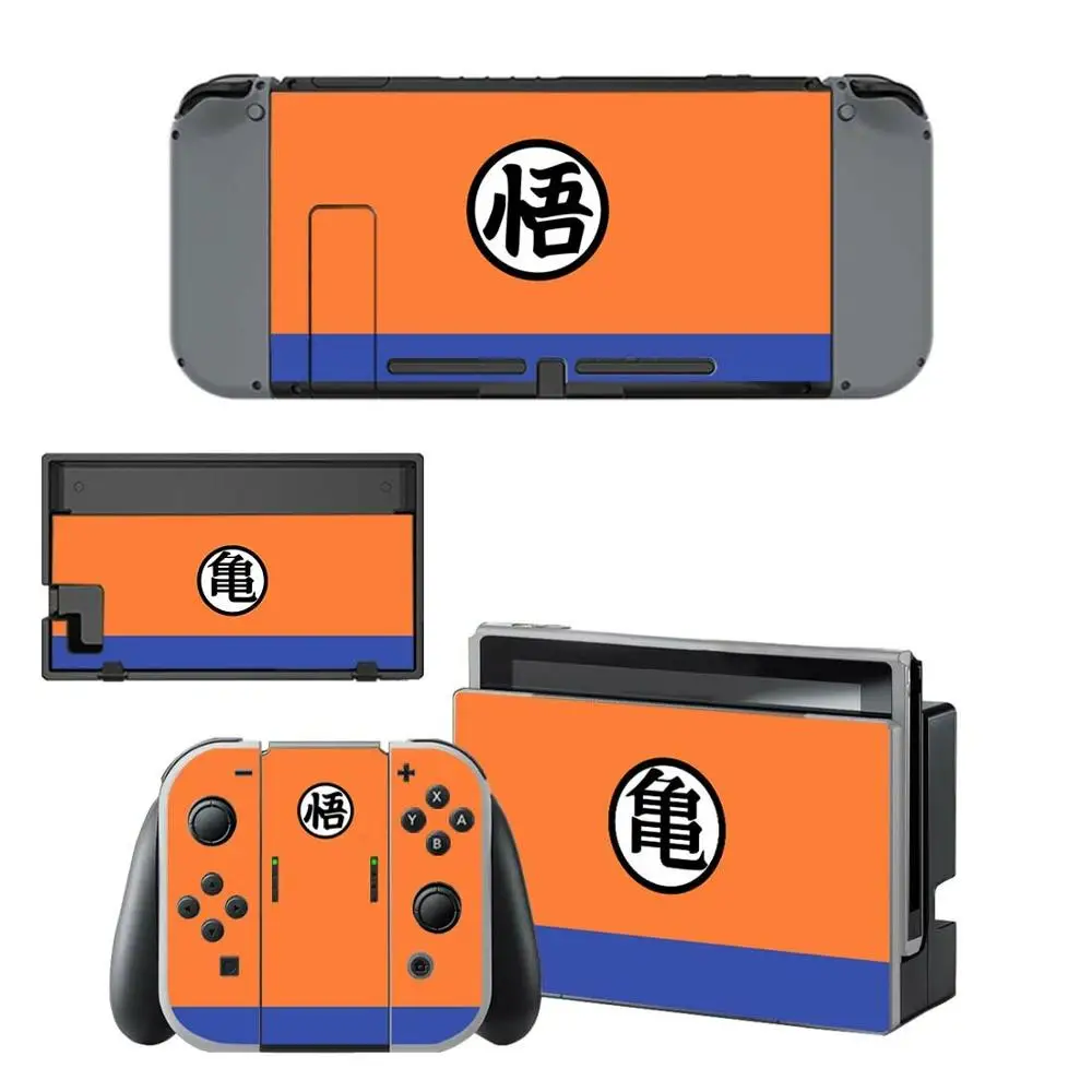 Наклейки для nintendo switch из кожи Dragon Ball Z Goku shand, наклейки для переключателей, наклейка для консоли nintendo Switch, контроллер Joy-con - Цвет: YSNS0308