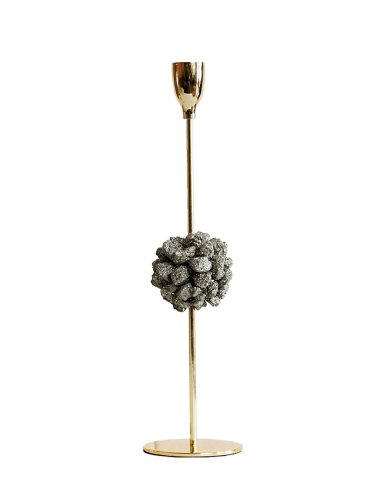 

Modern Simple Candle Holder Gold Metal Light Luxury Candlestick Romantic Ornaments Minimalist Portavelas Home Decoration EB5ZT