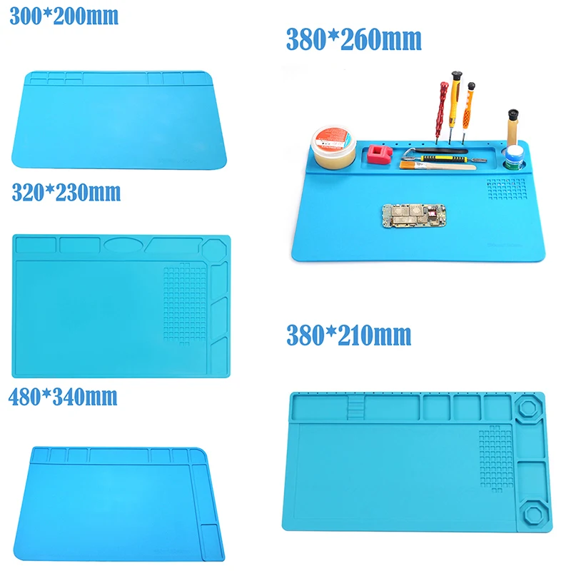300*200 мм изоляционная прокладка термостойкий силиконовый паяльник коврик для