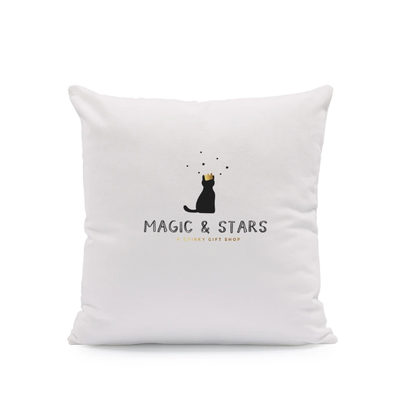 Простая и красивая наволочка с рисунком единорога квадратная подушка украшение