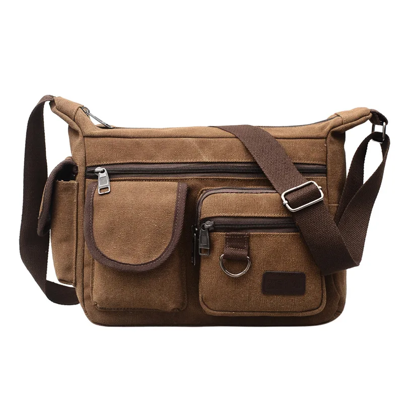 

Men's Bags Canvas Shoulder Bags Men's Messenger Bags Male Bags Backpacks Leisure Travel Bags Small Fashion Trendy Bag Briefcases