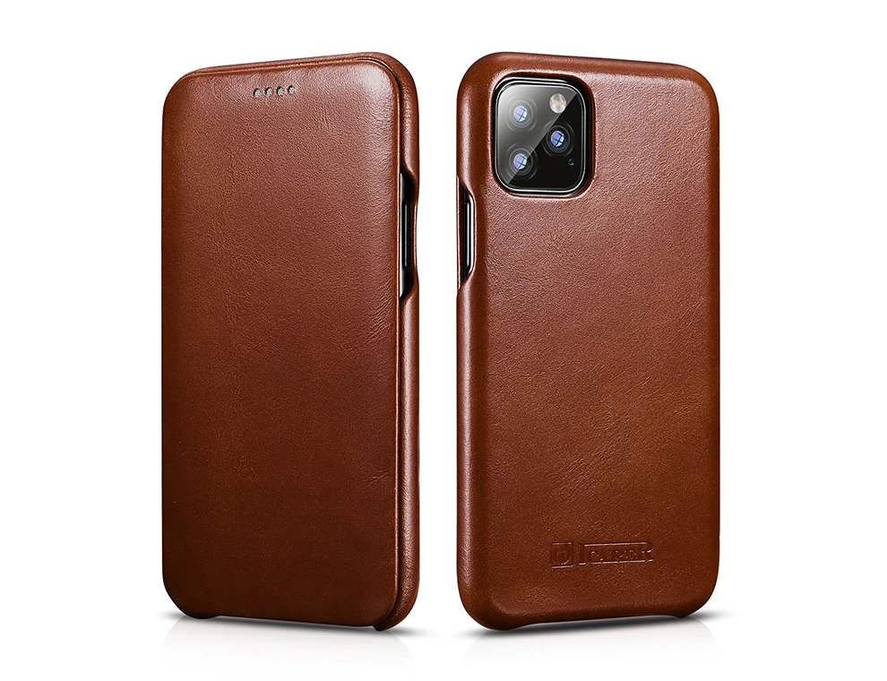 ICARER чехол из натуральной кожи для iPhone 11/Pro/Max роскошный флип-чехол для Apple iPhone 11 Pro Max чехол s