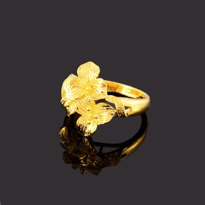 Новые горячие продажи свадебные кольца модные ювелирные изделия 24K золотые цветные кольца для женщин ювелирные изделия высокого качества JR038