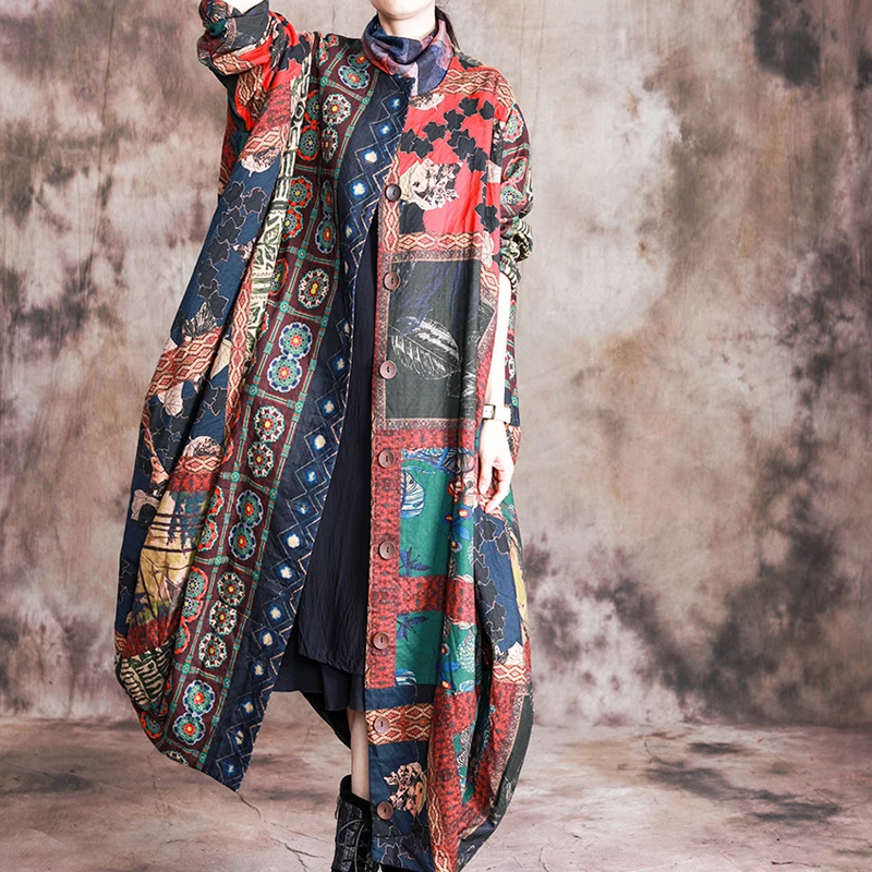 

2020 Autumn Fashion Women's Clothing New Product Original Cocoon Exterior Pure Plant Dyeing Babem Cardigan Coat