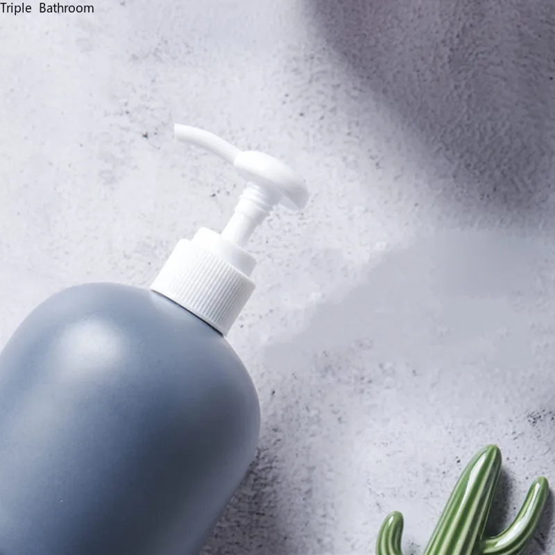 

300ml Ceramics Hand Soap Bottle European Style Solid Color Hair Conditioner Bottle Wristband Hand Dispenser Bathroom Supplies