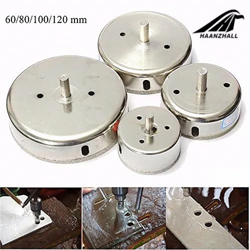 Набор алмазных сверл для керамической и стеклянной плитки 4 шт. 60/80/100/120 мм |