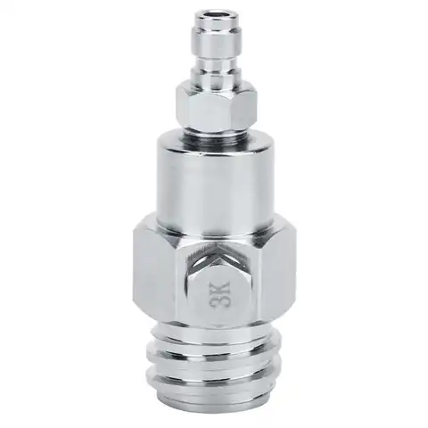 Латунная стандартная БЫСТРОРАЗЪЕМНАЯ наружная резьба CO2, Заправка Газом, заправка резервуара, адаптер, Соединитель с 3K Burst диском для газировки - изображение