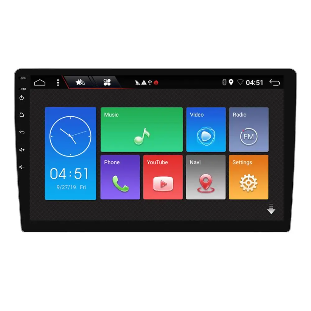 1 din Android 9,0 Восьмиядерный PX6 автомобильный Радио Стерео gps Navi Аудио Видео плеер блок ПК Wifi BT HDMI AMP 7851 OBD DAB+ SWC 4G+ 64G