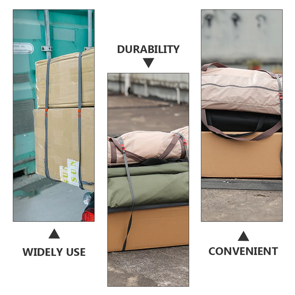 

4 Pcs Outdoor Luggage Tie Down Straps Lashing Straps Luggage Strap Fixed Straps