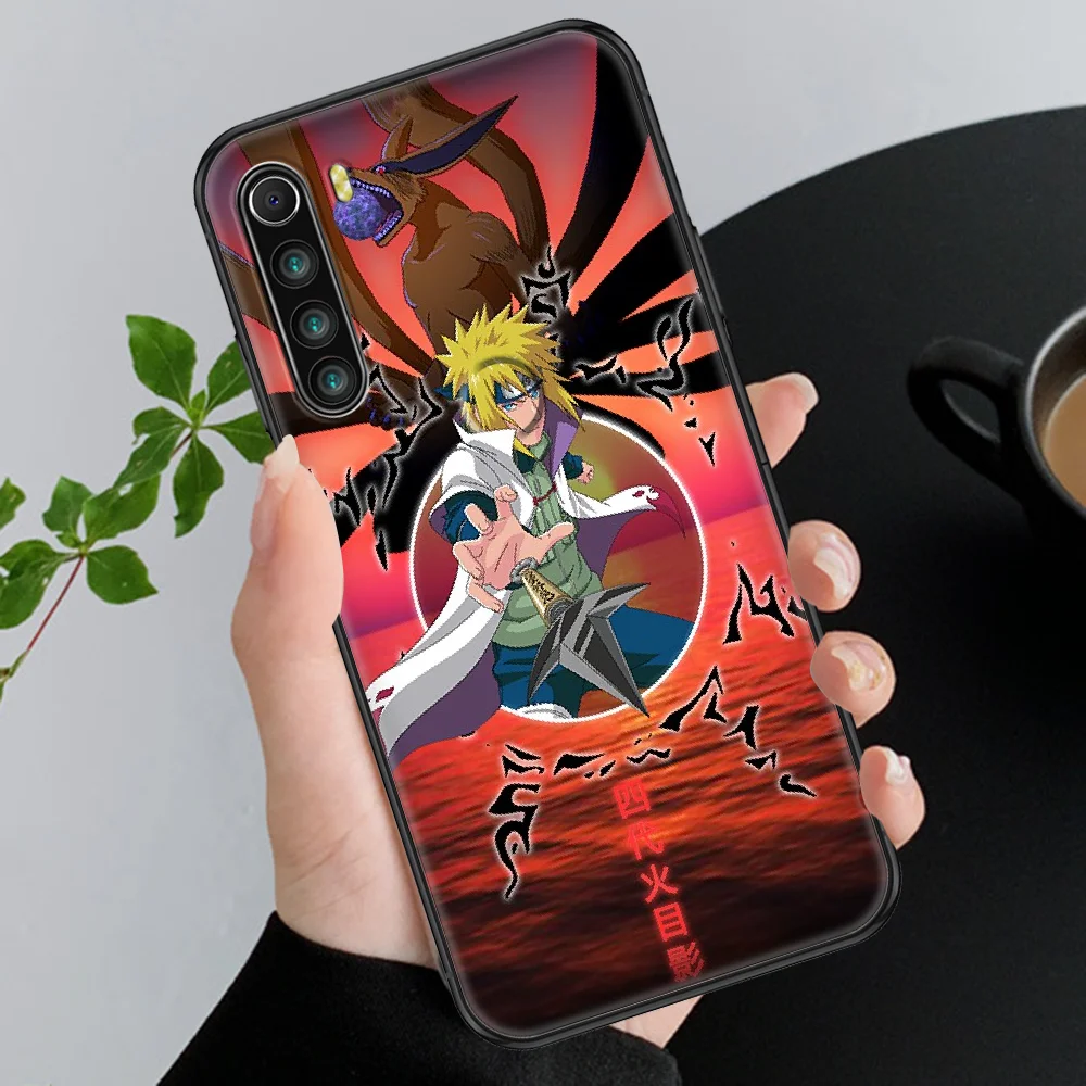 

Namikaze Minato Anime Phone case For Xiaomi Redmi Note 7 7A 8 8T 9 9A 9S 10 K30 Pro Ultra black soft back trend cell cover 3D
