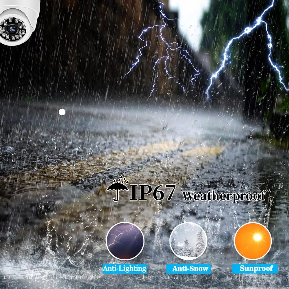 

16CH 5MP NVR Kit CCTV Security System Outdoor 5MP 4MP 2MP Audio HD Camera Vandalproof P2P Surveillance Kit 4TB