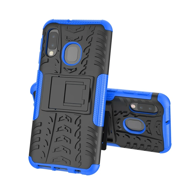 Armor Stand Case For Samsung Galaxy A10 A20 E A10E A20E Hybrid Rugged Cover Silicone |