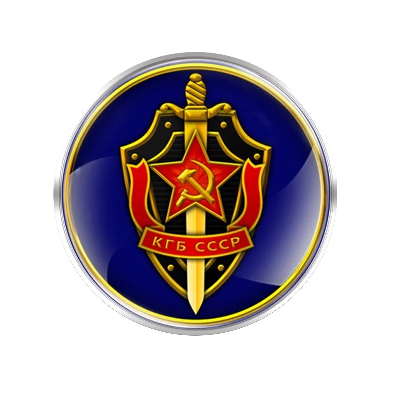 

CCCP Collection Pins Glass Round Convex Top Brooch Hat Clothes Brooches Fashion Accessories Gift