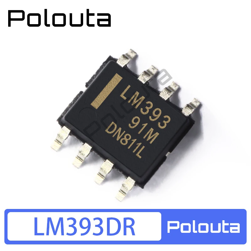 

10 Pcs/Set Polouta LM393D LM393DR LM393 393 LM393M SOP-8 SMD Voltage Comparator Electronic Components Arduino Nano