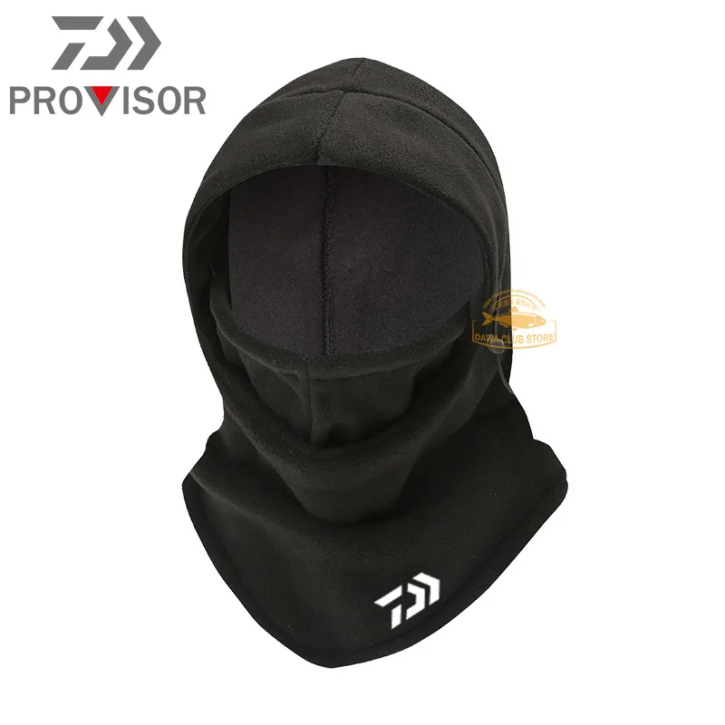 Зимние DAIWA Рыбалка маска Для мужчин на открытом воздухе теплый и ветрозащитный