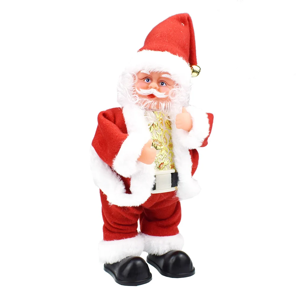 Merry Christmas ходячие трясущиеся попки Санта Клаус Кукла электрическая игрушка для