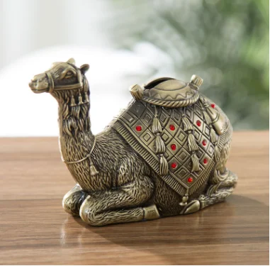 

European desert camel piggy bank gold handicraft piggy bank children's gift toys coin