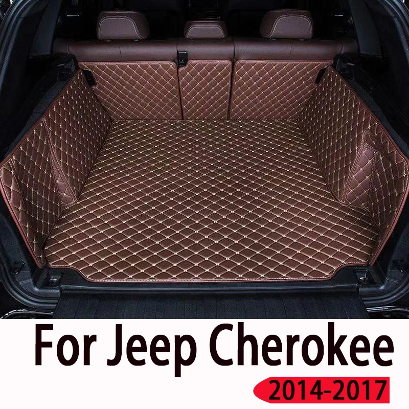 Kofferraum matte für Jeep Cherokee SUV 2014 2015 2016 2017 Cargo-Liner Teppich Innen Teile Zubehör Abdeckung