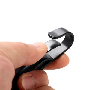 Уличный инструмент для повседневного использования с защитой от потери, съемный брелок из нержавеющей стали, зажим для поясного ремня, пряжка, подвесной Экстремальный держатель для ключей, инструменты