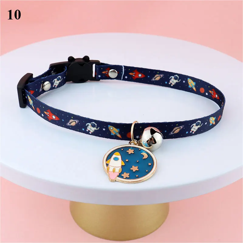 

Fruit Print Pet Supplies Cat Collar With Bell Adjustable Buckle Collar Cat Pet Supplies Cat Accessory Collar Small Dog Collar