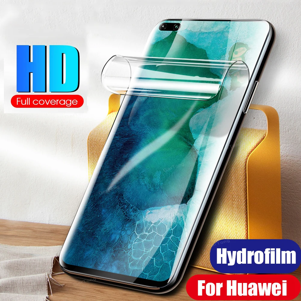 Гидрогелевая пленка для huawei honor view 30 pro v30 20 20i 20S lite защитная на весь экран не