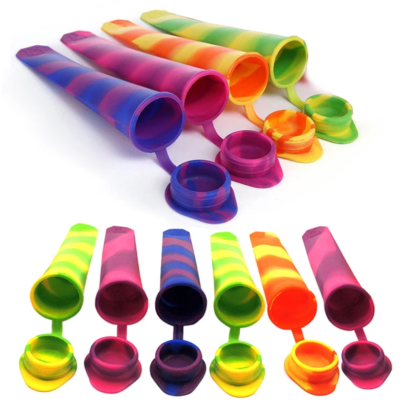 1 шт. разные цвета DIY силиконовая форма для льда Поп производитель трубка лоток