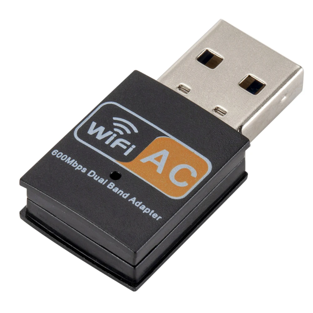 Новый беспроводной USB WiFi адаптер 600 Мбит/с wi fi антенна PC сетевая карта 2 4 + 5 8 ГГц