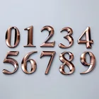 1 шт., самоклеящийся дверной знак с цифрами