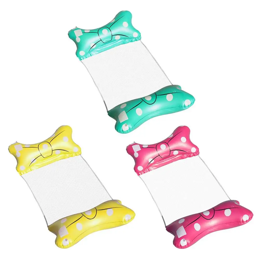 

145x70cm Adult Water Hammock Recliner Inflatable Portable Pool Float Inflatable Mattresses Floating Lounge Bed Chair