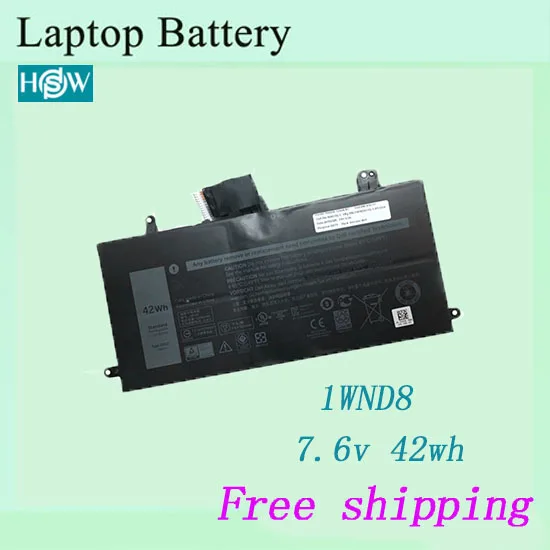 Высококачественный аккумулятор для ноутбука Dell LATITUDE 5285 JOPGR 1WND8 батарея