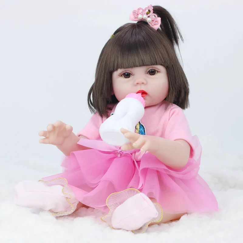 45 см куклы могут мочиться baby bebe Кукла reborn моделирование детских кукол Мягкий