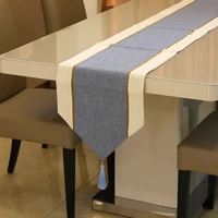 new chinese linen patchwork table runner retro coffee table western dining table chest of drawers bed end tea mat fabric