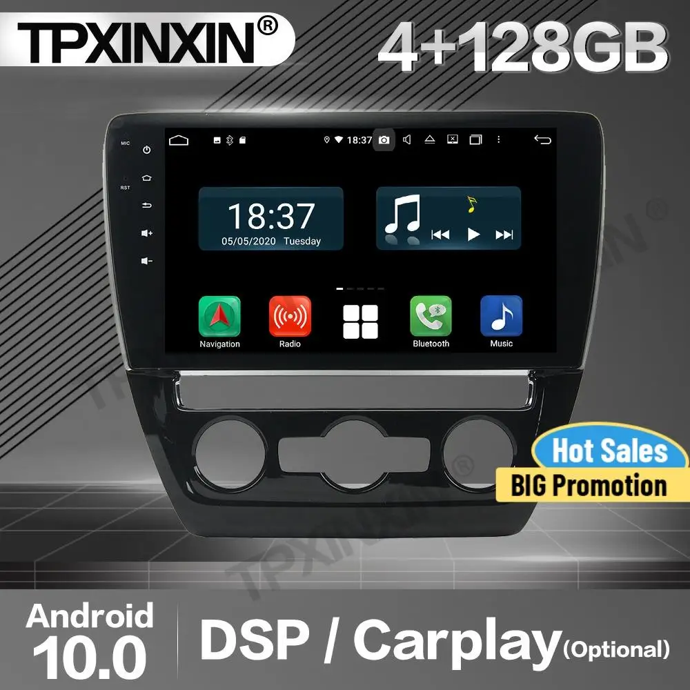 Автомагнитола Carplay 2 Din 128G стерео-приемник Android для VW Sagitar 2015 2016 IPS GPS-навигатор