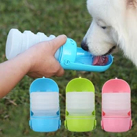 1 pcs 300ml pet water bottle pet dog drinking fountain outdoor travel folding retractable dog water bottle