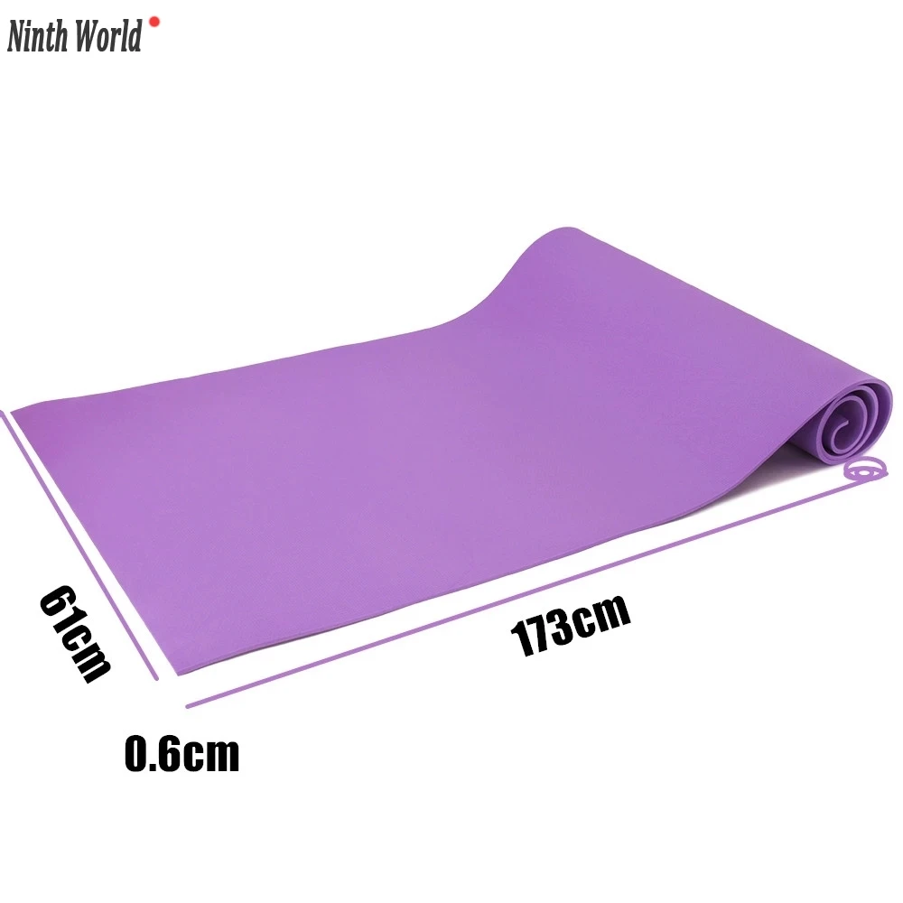 

173*61cm EVA Yoga Mat Tasteless fitness mats 6MM Thick Non-slip Fitness Pad Sports pads For Yoga Exercise Pilates Gym Exercise