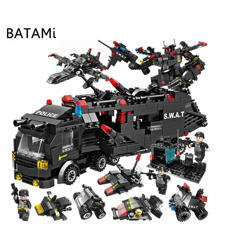 Набор для моделирования совместимый с городским полицейским учащением