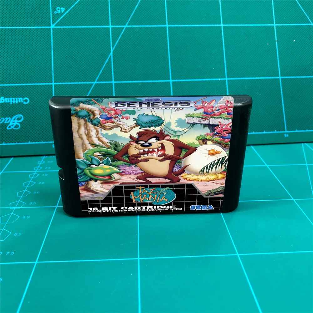 Таз Мания 16 бит MD игры Картридж для MegaDrive Genesis консоли|Запасные части| |