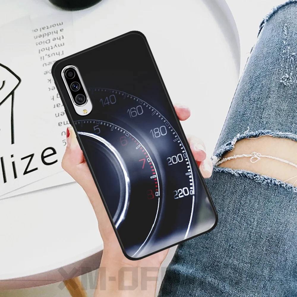 BaweiTE крутой Автомобильный спидометр DIY Окрашенные Bling чехол для телефона Samsung A6 6S