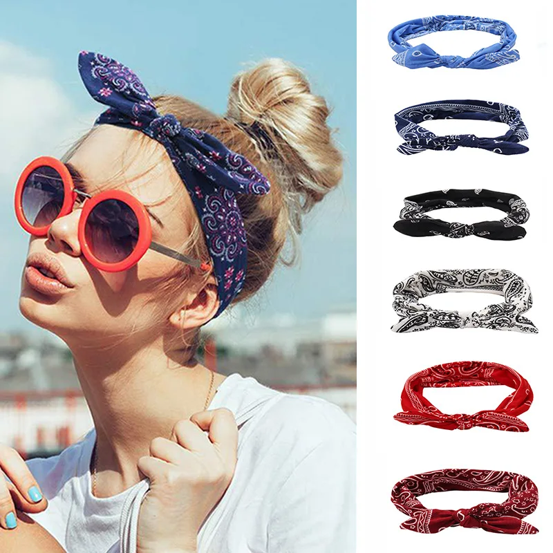 

MueRaa 2021 Cross Bemian Women Girls Elastic Headband Hairband Hair Accessories Fashion Vintage Beach Retro Ornament Headwear