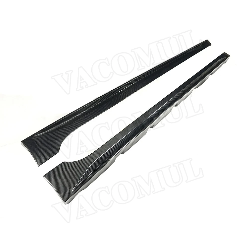

Car Carbon Fiber / FRP Side Skirts Aprons Door Bumper Guard For Audi A4L S4 B9 Sedan 2017 2018 Car Styling