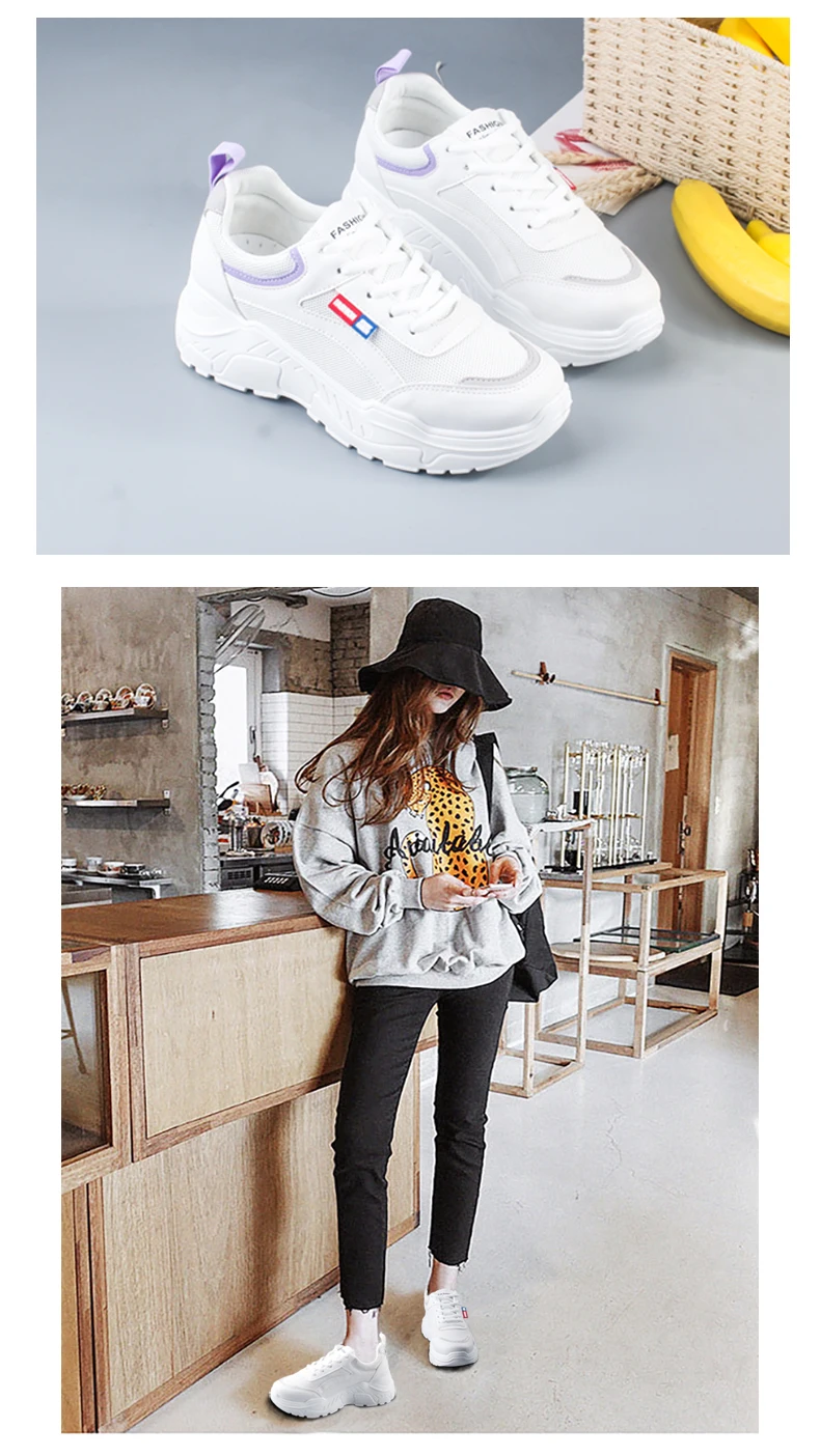 Zapatos mujer casuales nueva moda transpirable encaje, экокожа(полиуретан), Mujer zapatos; Сезон Зима; Zapatillas cuñas sólidas mujeres Zapatillas Zapatos
