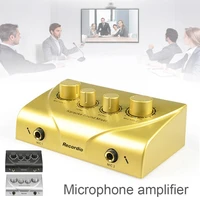 mini power amplifier dual microphone jack echo tone volume adjustments power audio cable mini subwoofer stereo bass audio player